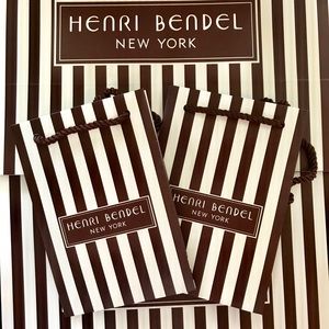 Henri Bendel Centennial Stripe Shopping Bag Mini